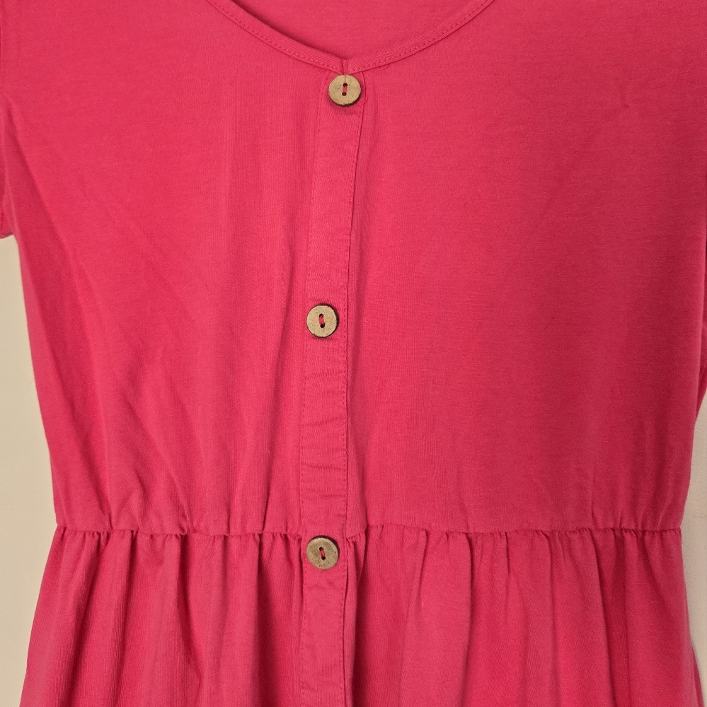 Pink Button-Down Dress - Picture 7 of 7